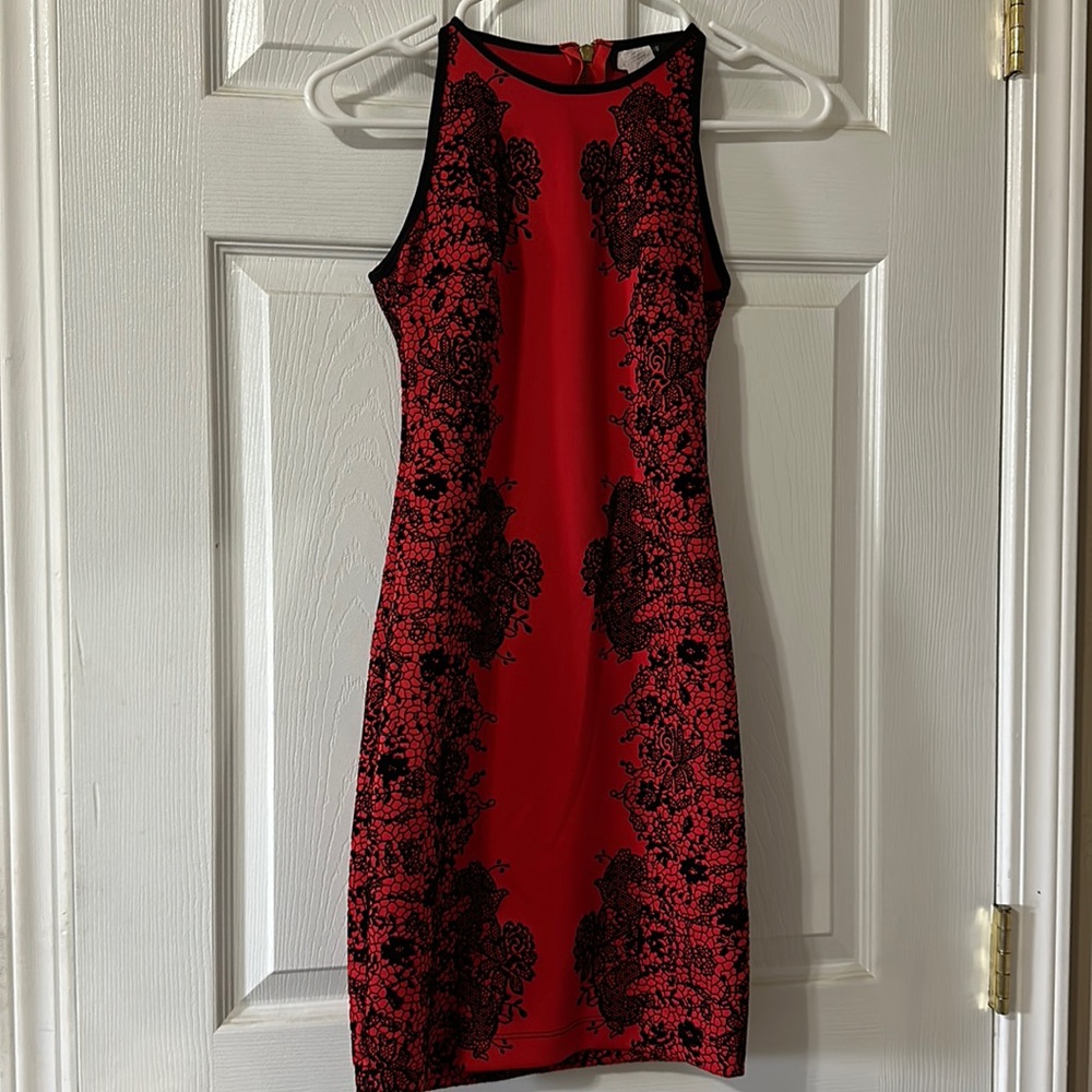 Beautiful and sexy cocktail midi bodycon dress